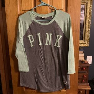 VS PINK Baseball t shirt, Medium.